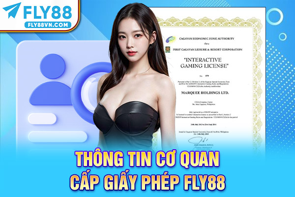 Thông tin cơ quan cấp giấy phép Fly88